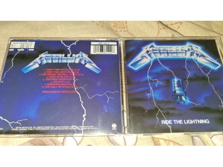 Metallica - Ride the lightning , ORIGINAL