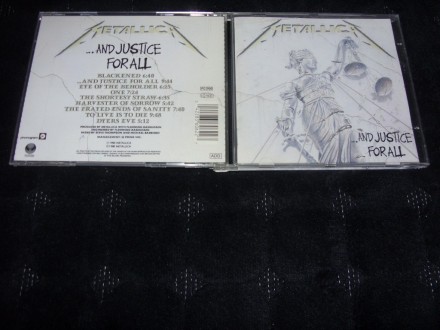 Metallica – ...And Justice For All CD Vertigo EU 1988.