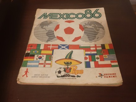 Mexico 86 Meksiko Album  Panini Decje novine 34 fale
