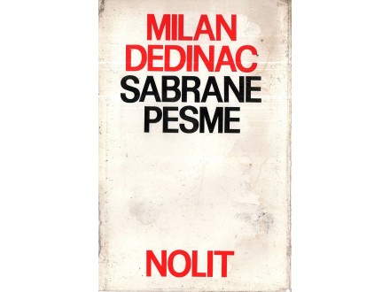 Milan Dedinac - SABRANE PESME