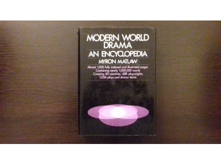 Modern world drama:an encyclopedia,Myron Matlaw