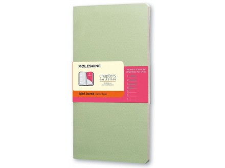 Moleskine - Chapters Journal, Mist Green, Large