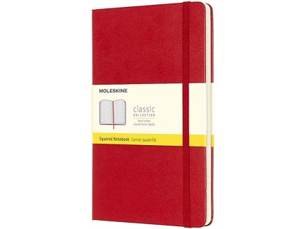 Moleskine Large Squared Notebook Red (Moleskine Srl) - Moleskine