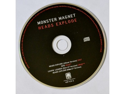 Monster Magnet - Heads Explode (samo CD)