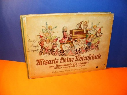 Mozarts Kleine Notenschule 1934 German Childrens Music