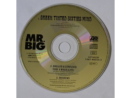 Mr. Big - Green Tinted Sixties Mind (samo CD)