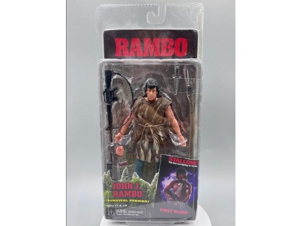 NECA Rambo First Blood, Survival Version figura 16 cm