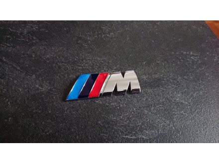 NOVO BMW M oznaka 55x20mm hrom i mat