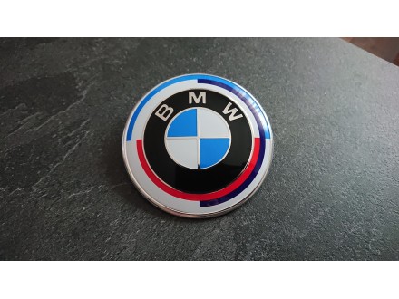 NOVO BMW znak Demmel 82mm Special edition 50 years Moto