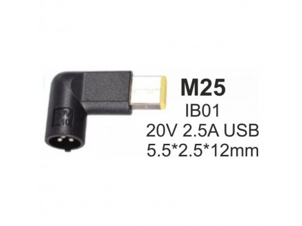 NPC-IB01 (M25) Gembird konektor za punjac 45W-20V-2.25A, USB PIN