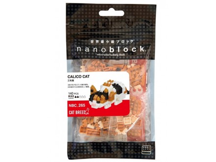 Nanoblok kockice - Calico Cat, 140 pcs