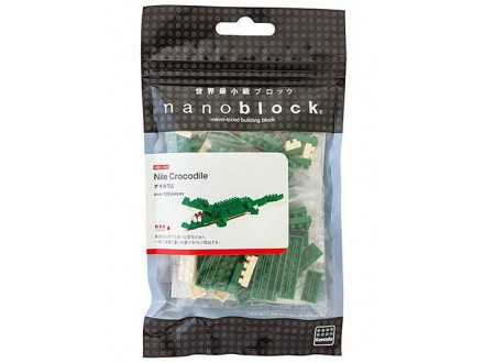 Nanoblok kockice - Crocodile, 140 pcs
