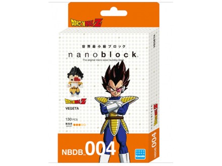 Nanoblok kockice - Dragon Ball Z, Vegeta, 130 pcs - Dragon Ball Z