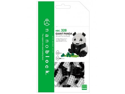 Nanoblok kockice - Gant Panda 3, 220 pcs