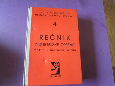 Nemacko-srpski rečnik industrijske opreme Motori i moto