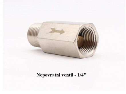 Nepovratni ventil - 1/4` - musko-zenski navoj