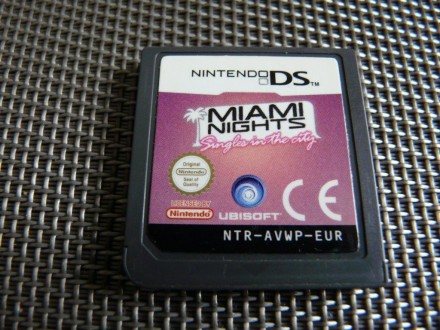 Nintendo DS / DS Lite / DSi XL kertridž - Miami Nights