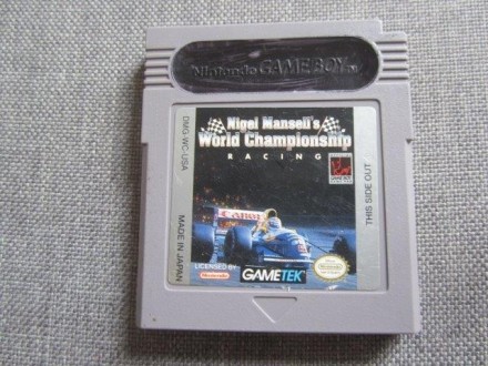 Nintendo GameBoy igra - Nigel Mansel WC