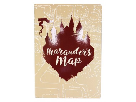 Notes Flex A5 - HP, Marauders Map - Harry Potter