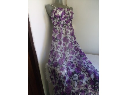Nova Fell&Six ljubicasto cvetna haljina S/M