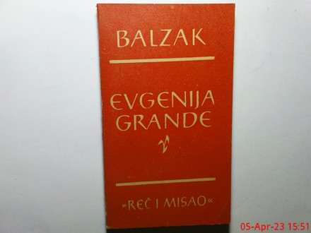 O. BALZAK  -  EVGENIJA GRANDE