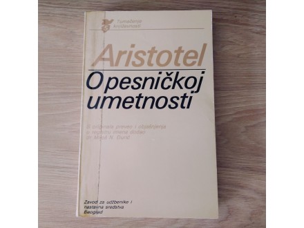 O Pesnickoj Umetnosti - Aristotel 1988.