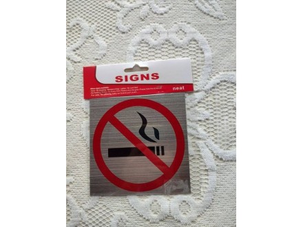 Obeleživač za prostorije-Zabranjeno pušenje