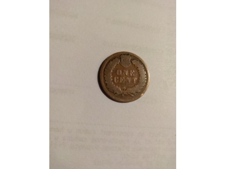 One cent, USA, 1882.