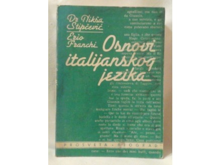 Osnovi italijanskog jezika - Nikša Stipčević