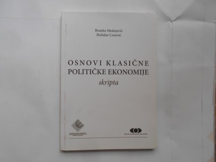 Osnovi klasične političke ekonomije,skripta,B.Medojević