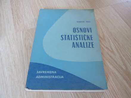 Osnovi statisticke analize Radovan Todic