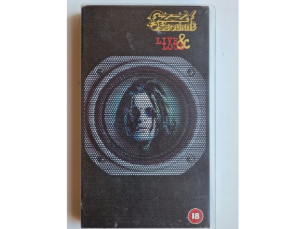 Ozzy Osbourne Live & Loud 1993 Black Sabbath VHS