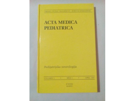 PEDIJATRIJSKA NEUROLOGIJA - ACTA MEDICA PEDIATRICA