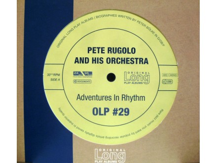 PETE RUGOLO AND HIS ORCHESTRA - Adventures in Rhythm
