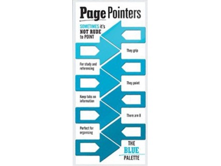 Page pointers Blue