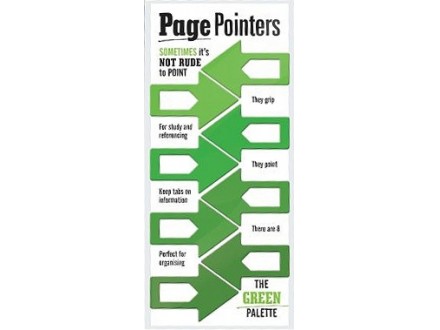 Page pointers Green