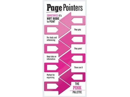 Page pointers Pink