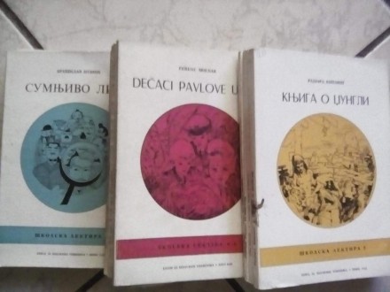 Pet svetskih knjiga-Sumnjivo Lice,Knjiga o Dzungli,Deča