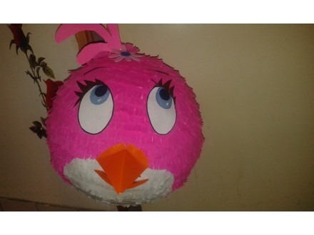 Pinjata Angry Birds roza