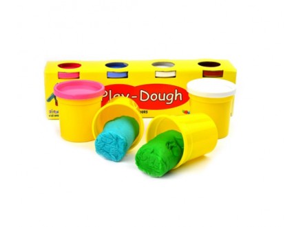 Play Doh plastelin set 4 boje