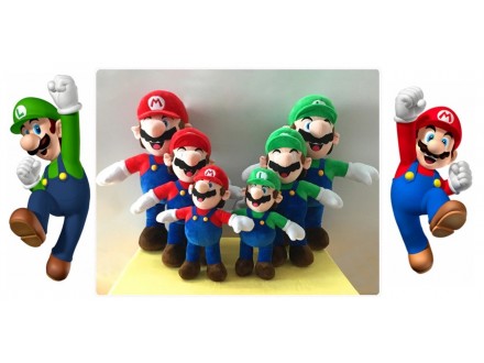 Plisana Igracka Super Mario Luigi Sega Nintendo Model 4