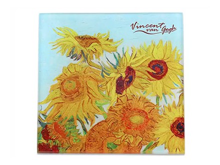 Podmetač - Van Gogh, Sunflowers, glass - Van Gogh