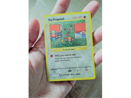 Pokemon karta The Proposal - Prosidba Pokemoni karte