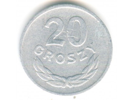 Poljska 20 groszy 1961