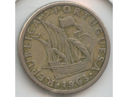Portugalija 2,5 escudos  1963