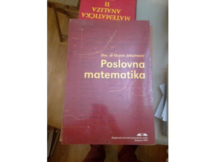 Poslovna matematika - dr Dušan Joksimović