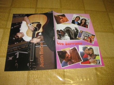 Poster (dvostrani) Justin Bieber, Los Serrano, Fudbaler
