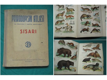 Prirodopisni Atlasi- Sisari 1939 god.