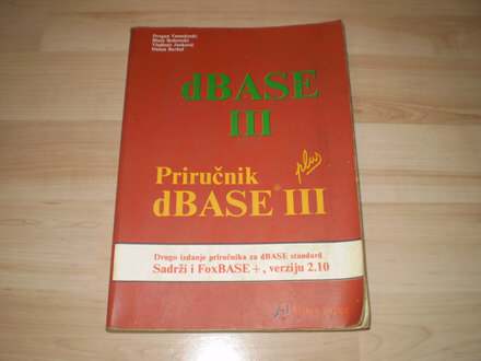 Prirucnik o programu dBase III iz 1989. god.