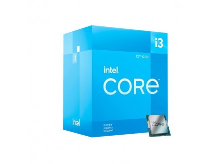 Procesor INTEL Core i3 i3-12100F 4C/8T/3.3GHz/12MB/1700/Alder Lake/BOX
